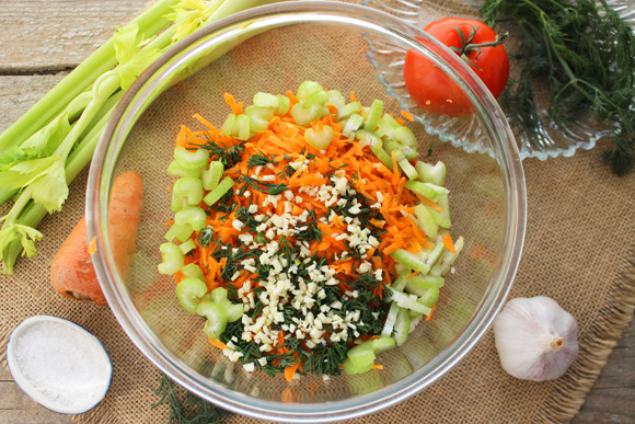 постный салат с сельдереем рецепт фото 5